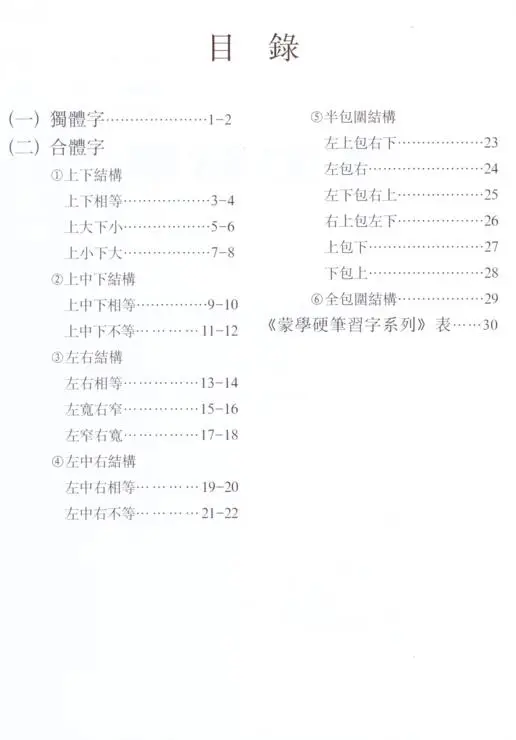 字形結構